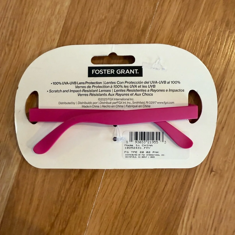 Foster Grant Kids Pink Sunglasses